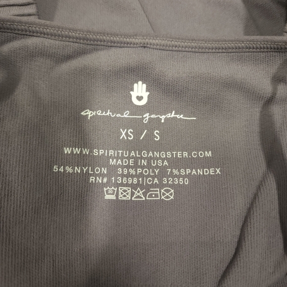 Nwt Spiritual Gangster Dusty Lilac Work out Crop Tank Size Xs Sm - Picture 6 of 6